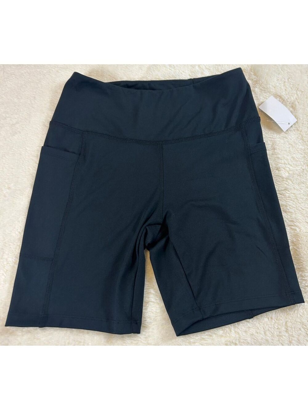 Danskin Women’s Black Performance Athletic Shorts Size Small Running Workout Gym